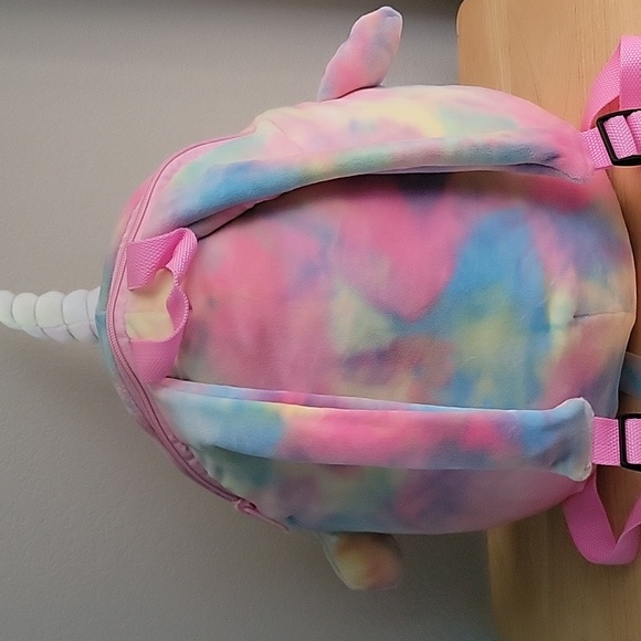 NWOT Squishmallow Series 2 Backpack Tie Dye Narwhal - Picture 2 of 3